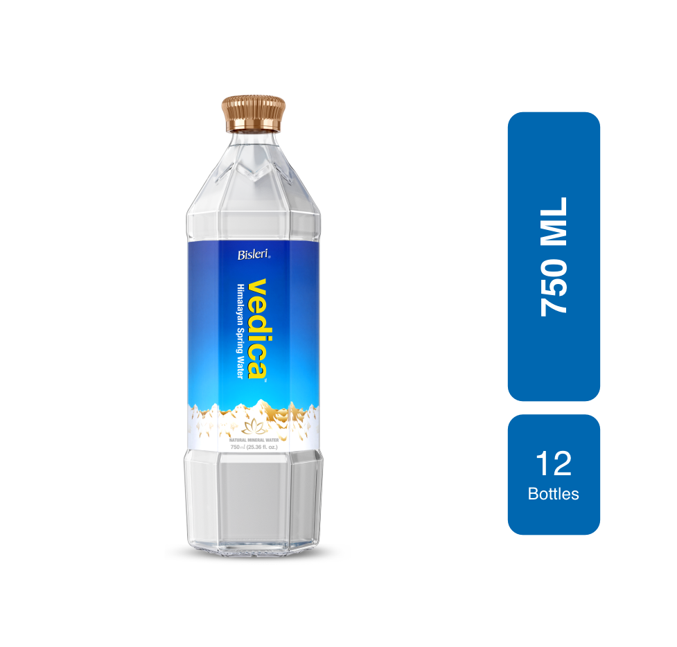 Vedica 750 ML Glass Water Bottle